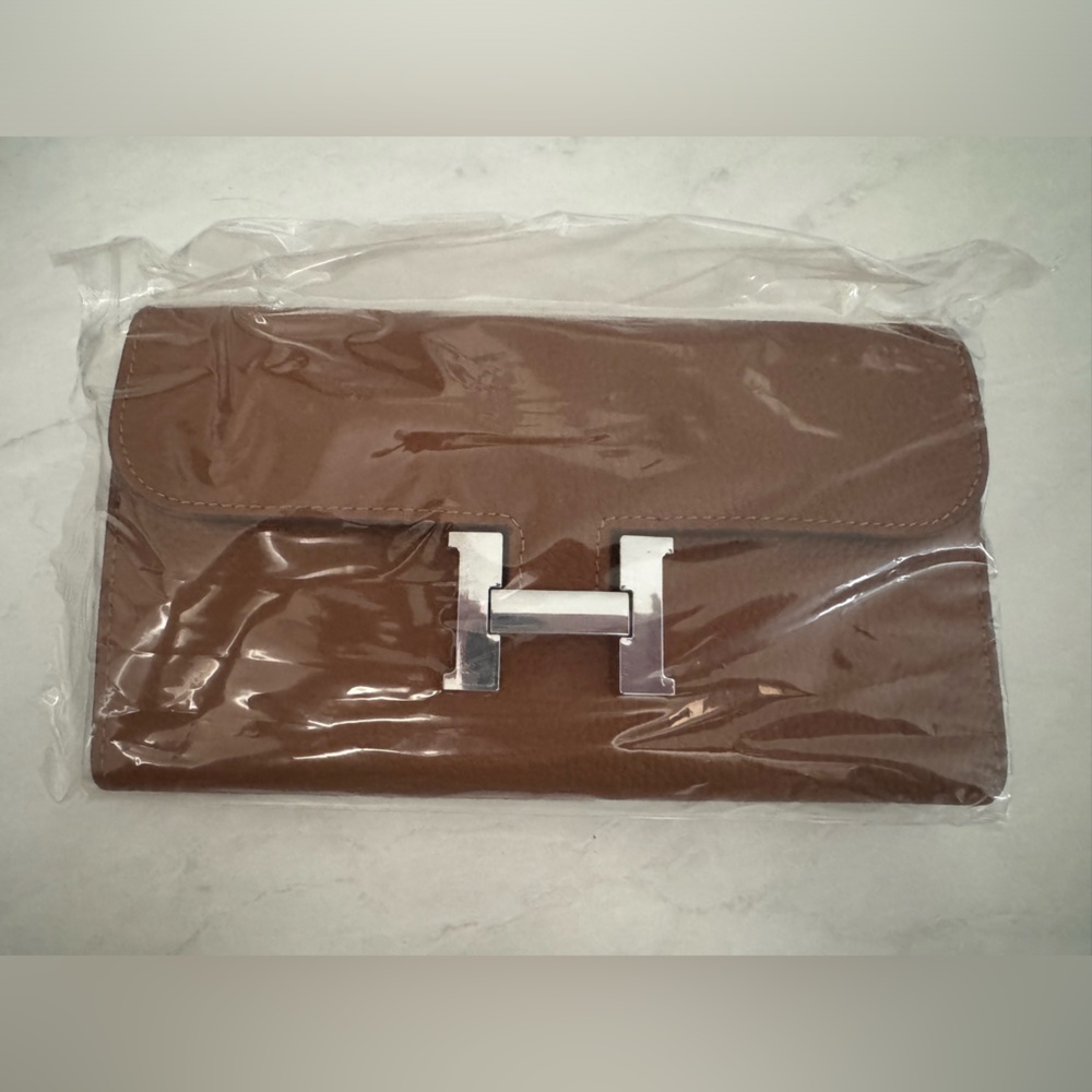 Brown wallet brand new with box
